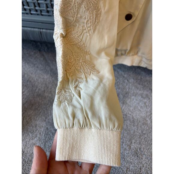 NWOT JOHNNY WAS Tyrell Silk Bomber Jacket, XS $368 A52 - Picture 4 of 9